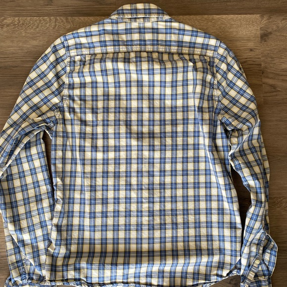 Abercrombie & Fitch Muscle Gingham L/S Sz.S - Picture 2 of 7